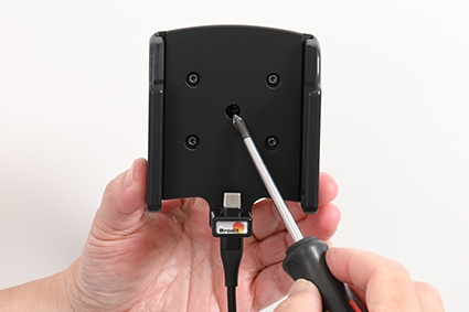 Brodit Mobildeksel med Aktiv holder og billader, Samsung Galaxy S24 SM-S921B/DS 