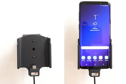 Brodit Aktiv holder for fast montering, Samsung Galaxy S9+ 