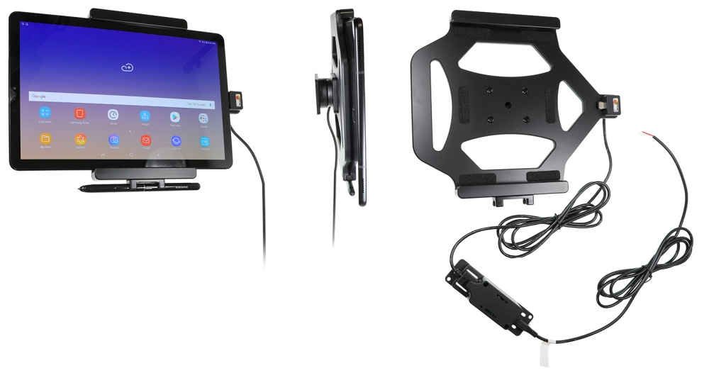 Brodit Aktiv holder for fast montering, Samsung Galaxy Tab S4 10.5 SM-T830/SM-T835 