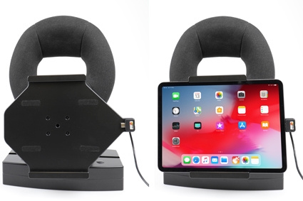Brodit Aktiv holder for fast installasjon, Apple iPad Air 11 (A2902, A2903, A2904)/Air 11 2025 M3 (A3266, A3267, A2370)/Air 4th Gen (A2072, A2316, A2324, A2325)/Air 5th Gen (A2588, A2589, A2591)/Pro 11 2018 (A1980, A2013, A1934, A1979)/Pro 11 2020 2nd Gen