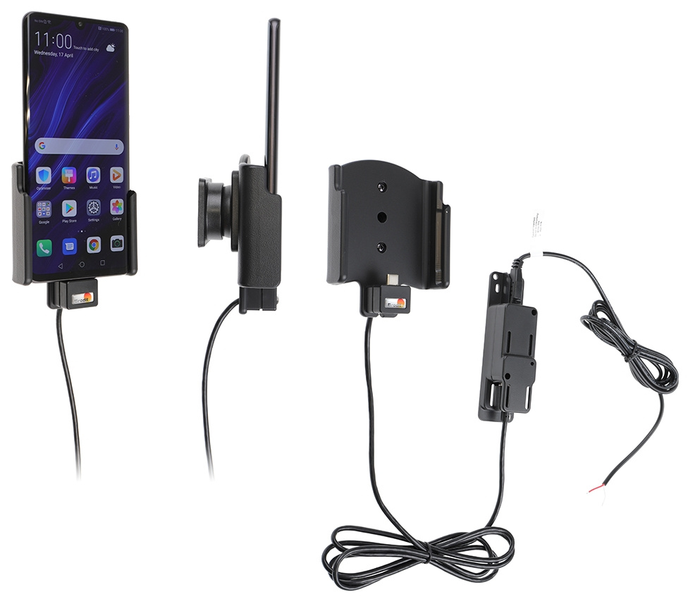 Brodit Aktiv holder for fast montering, Huawei P30 Pro 