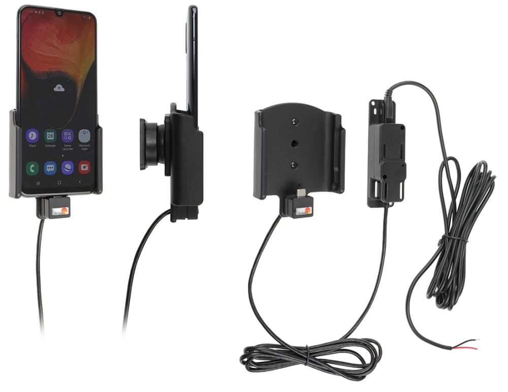 Brodit Aktiv holder for fast installasjon, Samsung Galaxy A50 (SM-A505) 
