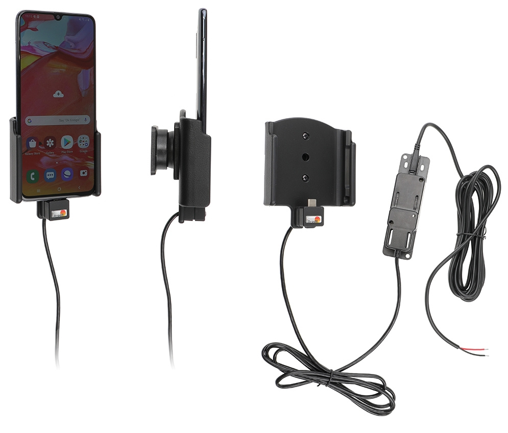 Brodit Aktiv holder for fast montering, Samsung Galaxy A70 (SM-A705) 