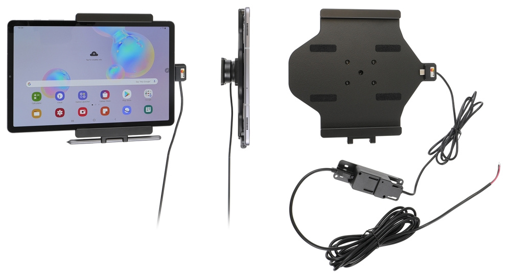 Brodit Aktiv holder for fast montering, Samsung Galaxy Tab S6 10.5 SM-T860/SM-T865 