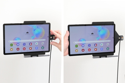 Brodit Aktiv holder for fast montering, Samsung Galaxy Tab S6 10.5 SM-T860/SM-T865 
