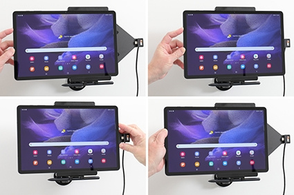 Brodit Aktiv holder for fast installasjon, Samsung Galaxy Tab S7 FE SM-T733 