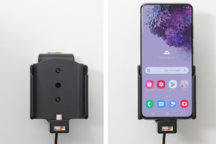 Brodit Aktiv holder for fast montering, Samsung Galaxy S20 4G, 5G (SM-G981B/SM-G981F) 