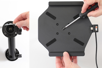 Brodit Aktiv holder for fast installasjon, Samsung Galaxy Tab A7 10.4 (2020) SM-T500/SM-T505 