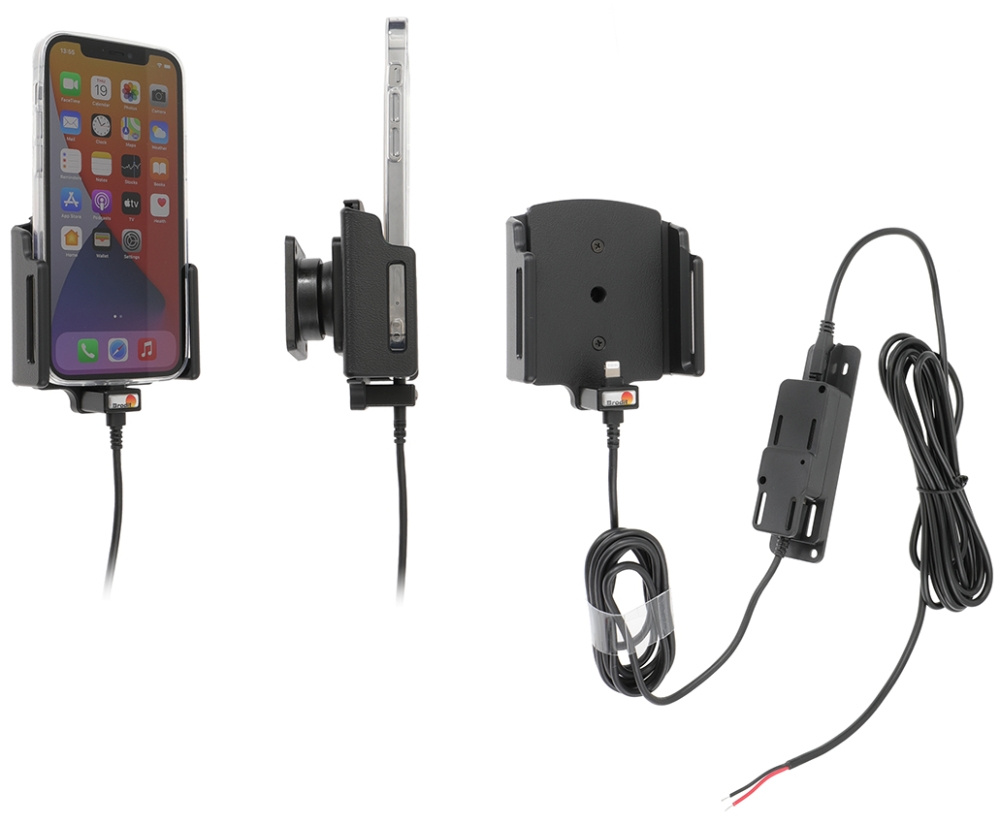 Brodit Aktiv holder for fast montering, Apple iPhone 12/12 Pro/13/13 Pro/14 Pro