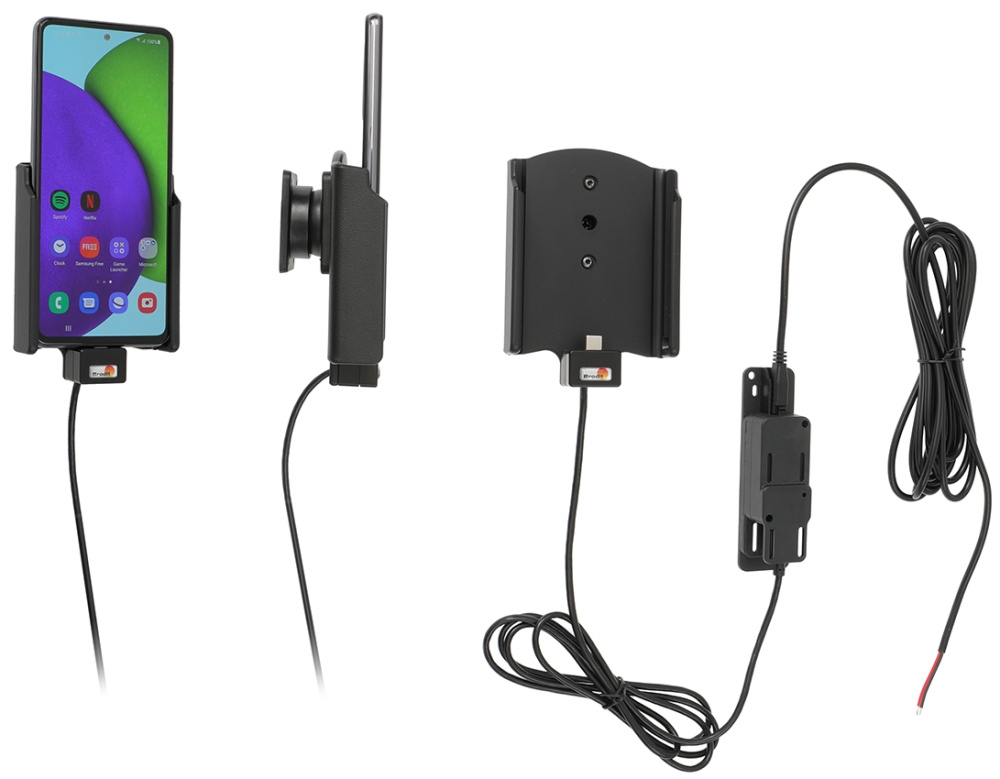 Brodit Aktiv holder for fast montering, Samsung Galaxy A52 SM-A52F/DS/A52S 5G SM-A528B. SM-A528B/DS
