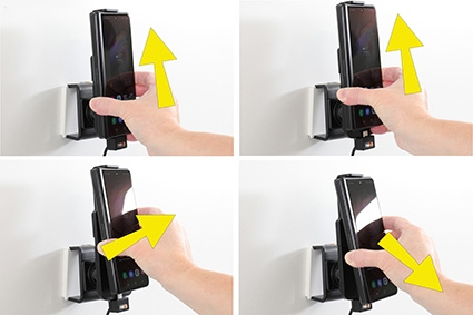 Brodit Aktiv holder for fast montering, Samsung Galaxy Z Fold3 5G 