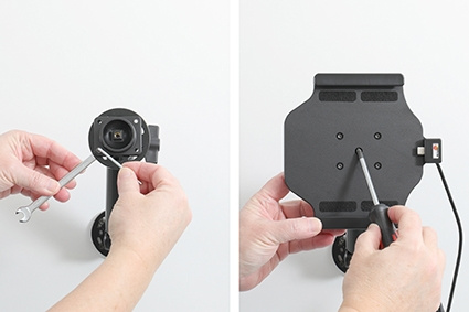 Brodit Aktiv holder for fast installasjon, Apple iPad Mini 6th Gen (A2567, A2568, A2569)/7th Gen 2024 (A2995, A2996)