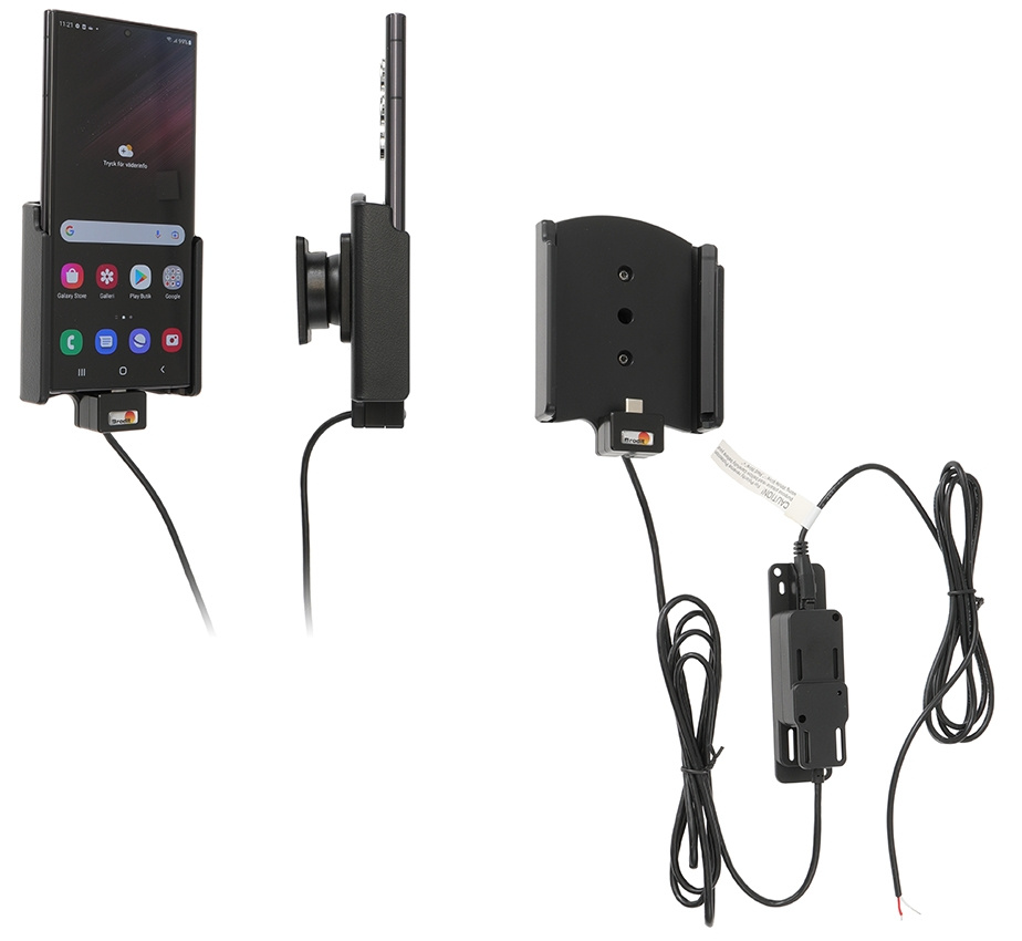 Brodit Aktiv holder for fast montering, Samsung Galaxy S22 Ultra 5G (SM-S908B/SM-S908B/DS) 