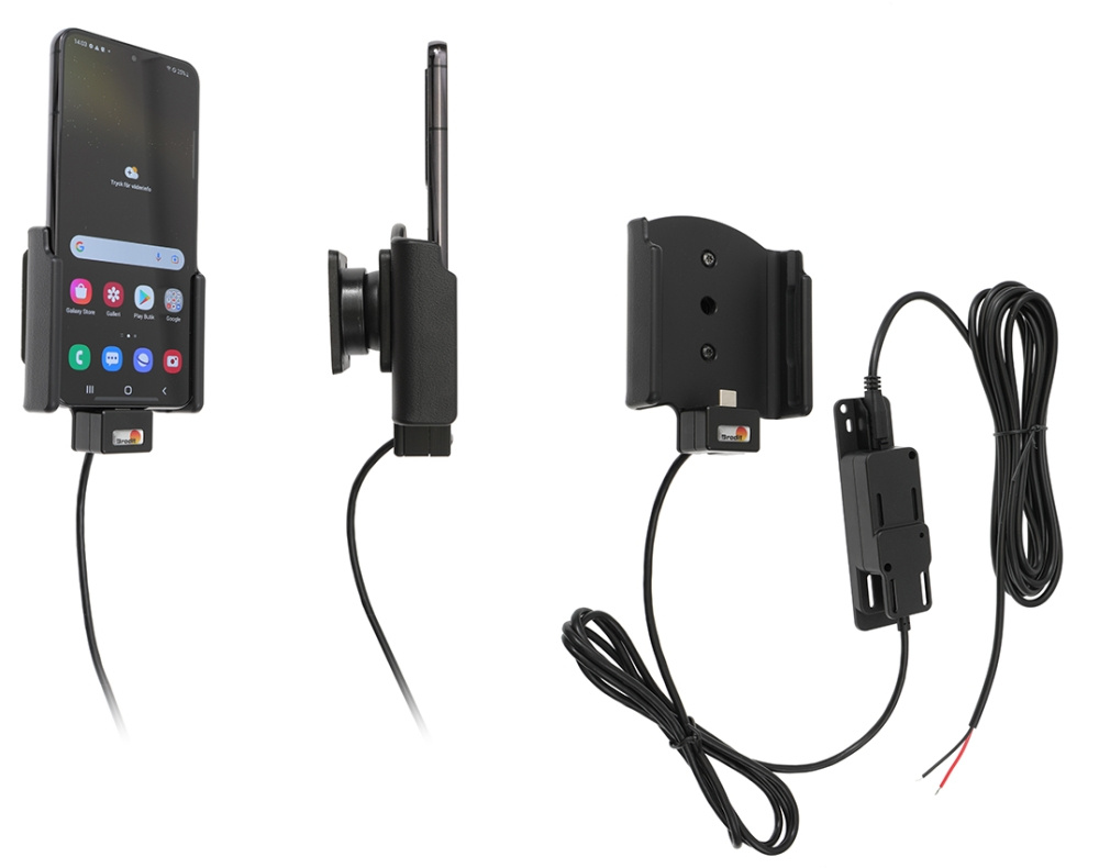 Brodit Aktiv holder for fast montering, Samsung Galaxy S22 5G SM-S901B/SM-S901B/DS 