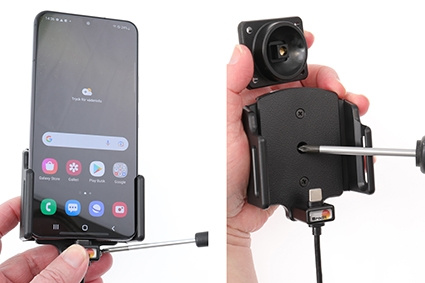 Brodit Aktiv holder for fast installasjon, Samsung Galaxy S22 5G SM-S901B/SM-S901B/DS 