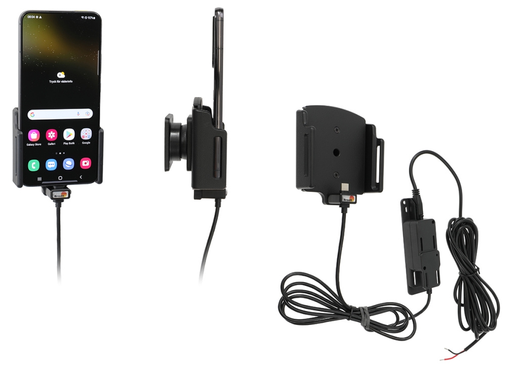 Brodit Aktiv holder for fast montering, Samsung Galaxy S22+ 5G (SM-S906B/SM-S906B/DS) 