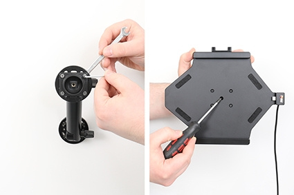 Brodit Aktiv holder for fast installasjon, Samsung Galaxy Tab S9 FE SM-X51x 