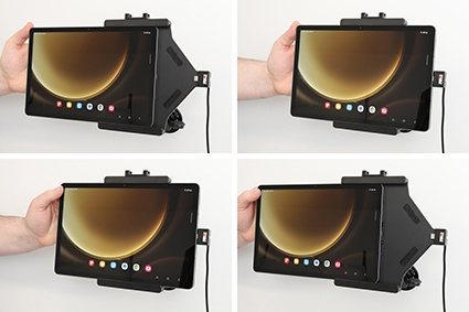 Brodit Aktiv holder for fast installasjon, Samsung Galaxy Tab S9 FE SM-X51x 