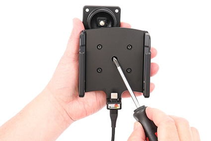 Brodit Mobildeksel med Aktiv holder for fast montering, Apple iPhone 15 Plus 