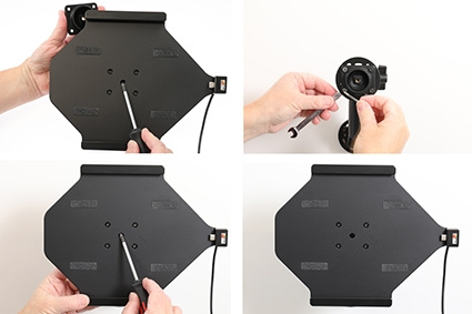 Brodit Aktiv holder for fast installasjon, Apple iPad Pro 11 2024 (A2836, A2837, A3006) 