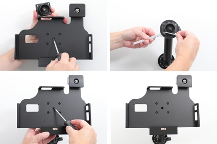 Brodit Holder med nøkkel-lås, Samsung Galaxy Tab Active 2 SM-T390/SM-T395/3 SM-T570/SM-T575/5 SM-X300/SM-X306B