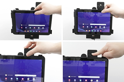 Brodit Holder med nøkkel-lås, Samsung Galaxy Tab Active 4 Pro SM-T630/SM-T636 