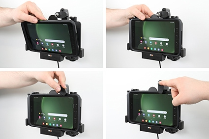 Brodit Holder med nøkkel-lås, Samsung Galaxy Tab Active 3 SM-T570/SM-T575/5 SM-X300/SM-X306B