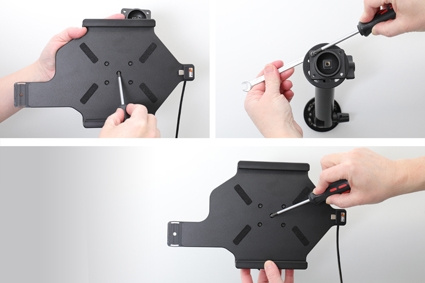 Brodit Holder med nøkkel-lås, Samsung Galaxy Tab A 10.1 (2019) SM-T510/SM-T515 