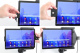 Brodit Holder med nøkkel-lås, Samsung Galaxy Tab A7 10.4 (2020) SM-T500/SM-T505  Brodit Holder med nøkkel-lås, Samsung Galaxy Tab A7 10.4 (2020) SM-T500/SM-T505