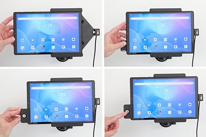 Brodit Holder med nøkkellås, Lenovo Tab K10 TB-X6C6F 