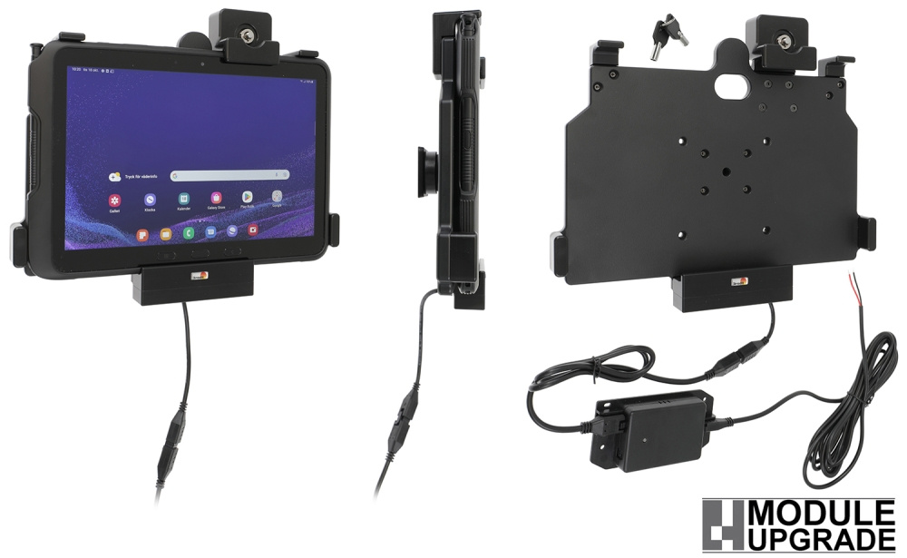 Brodit Holder med nøkkel-lås, Samsung Galaxy Tab Active 4 Pro SM-T630/SM-T636 