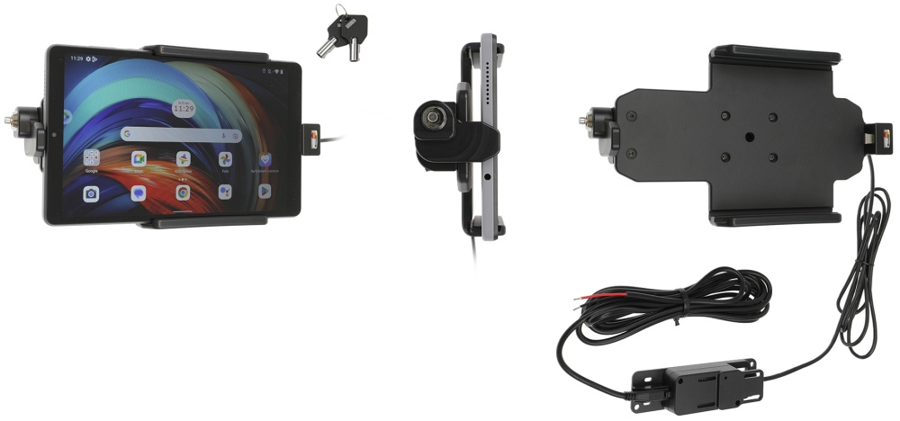 Brodit Holder med nøkkel-lås, Lenovo Tab M8 4th Gen 