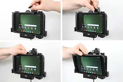 Brodit Holder med nøkkel-lås, Samsung Galaxy Tab Active 3 SM-T570/SM-T575/5 SM-X300/SM-X306B