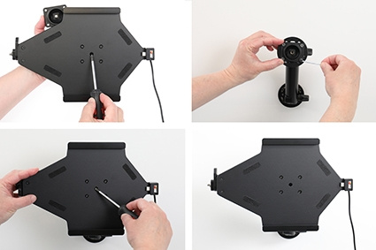 Brodit Holder med nøkkel-lås, Samsung Galaxy Tab A9+ 11 SM-X210/SM-X215 LTE/SM-X216 5G 