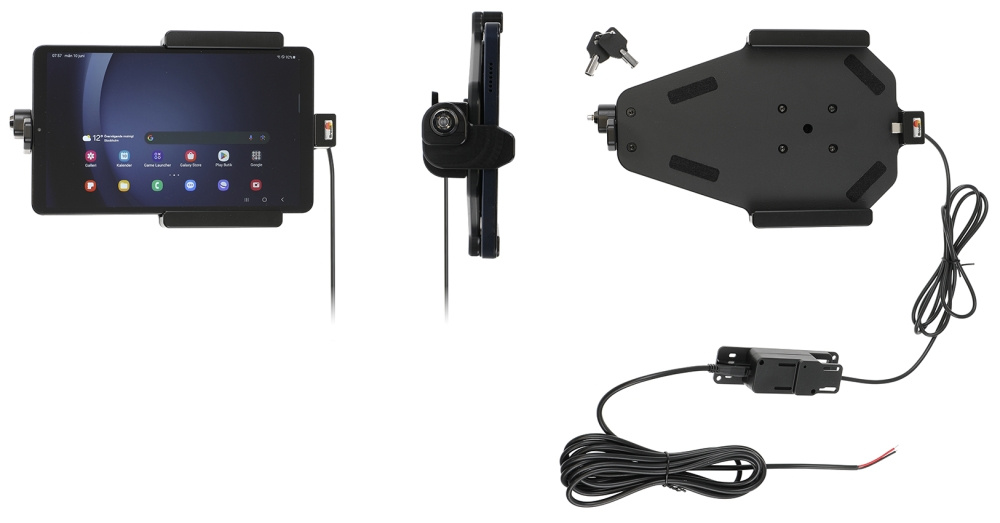 Brodit Holder med nøkkel-lås, Samsung Galaxy Tab A9 SM-X110/SM-X115 