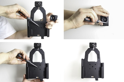 Brodit Holder med nøkkellås, Samsung Galaxy Tab Active 2 SM-T390/SM-T395/3 SM-T570/SM-T575/5 SM-X300/SM-X306B