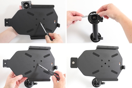 Brodit Holder med nøkkel-lås, Samsung Galaxy Tab A7 10.4 (2020) SM-T500/SM-T505 