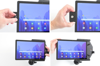 Brodit Holder med nøkkel-lås, Samsung Galaxy Tab A7 10.4 (2020) SM-T500/SM-T505 