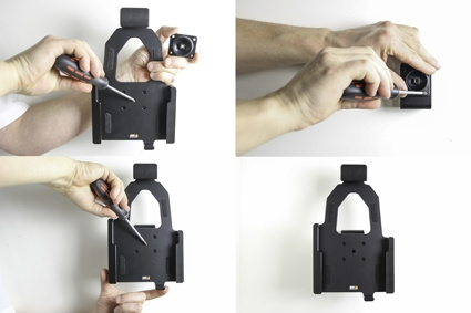 Brodit Holder med fjær-lås, Samsung Galaxy Tab Active 2 SM-T390/SM-T395/3 SM-T570/SM-T575/5 SM-X300/SM-X306B