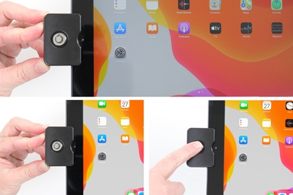 Brodit Holder med fjær-lås, Apple iPad 10.2 7th Gen (A2197, A2198, A2200)/8th Gen (A2428, A2429, A2430, A2270)/9th Gen (A2602, A2603, A2604, A2605)