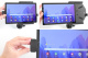 Brodit Holder med fjær-lås, Samsung Galaxy Tab A7 10.4 (2020) SM-T500/SM-T505  Brodit Holder med fjær-lås, Samsung Galaxy Tab A7 10.4 (2020) SM-T500/SM-T505