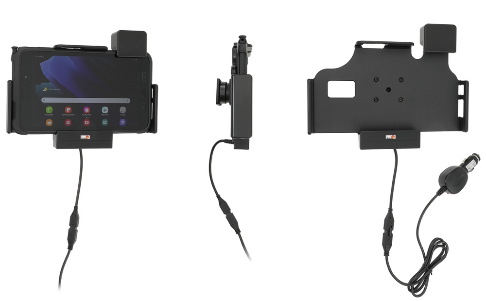 Brodit Holder med fjær-lås, Samsung Galaxy Tab Active 2 SM-T390/SM-T395/3 SM-T570/SM-T575/5 SM-X300/SM-X306B