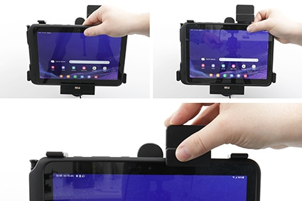 Brodit Holder med fjær-lås, Samsung Galaxy Tab Active 4 Pro SM-T630/SM-T636 