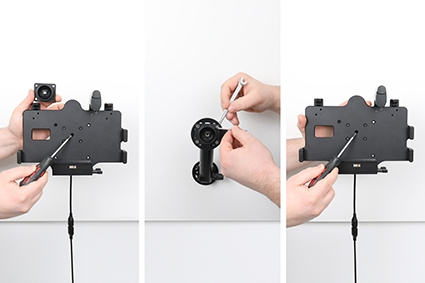 Brodit Holder med fjærlås, Samsung Galaxy Tab Active 3 SM-T570/SM-T575/5 SM-X300/SM-X306B