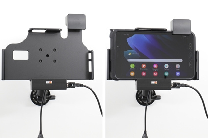 Brodit Holder med fjær-lås, Samsung Galaxy Tab Active 2 SM-T390/SM-T395/3 SM-T570/SM-T575/5 SM-X300/SM-X306B