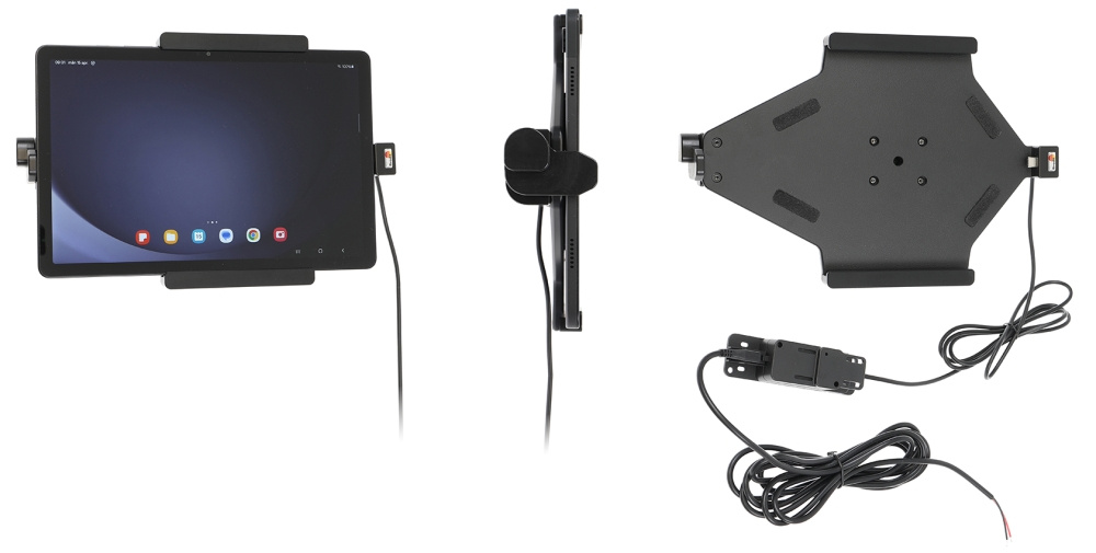 Brodit Holder med fjær-lås, Samsung Galaxy Tab A9+ 11 SM-X210/SM-X215 LTE/SM-X216 5G 