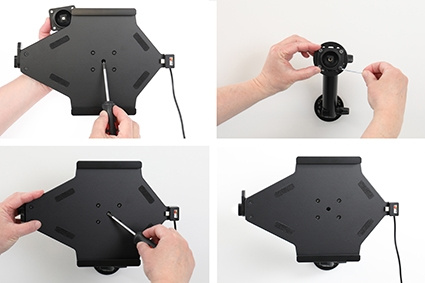 Brodit Holder med fjær-lås, Samsung Galaxy Tab A9+ 11 SM-X210/SM-X215 LTE/SM-X216 5G 