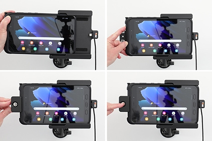 Brodit Holder med nøkkellås, Samsung Galaxy Tab Active 2 SM-T390/SM-T395/3 SM-T570/SM-T575