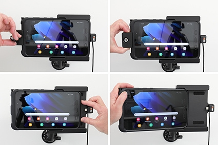 Brodit Holder med nøkkellås, Samsung Galaxy Tab Active 2 SM-T390/SM-T395/3 SM-T570/SM-T575