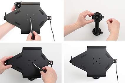 Brodit Holder med nøkkel-lås, Samsung Galaxy Tab A9+ 11 SM-X210/SM-X215 LTE/SM-X216 5G 